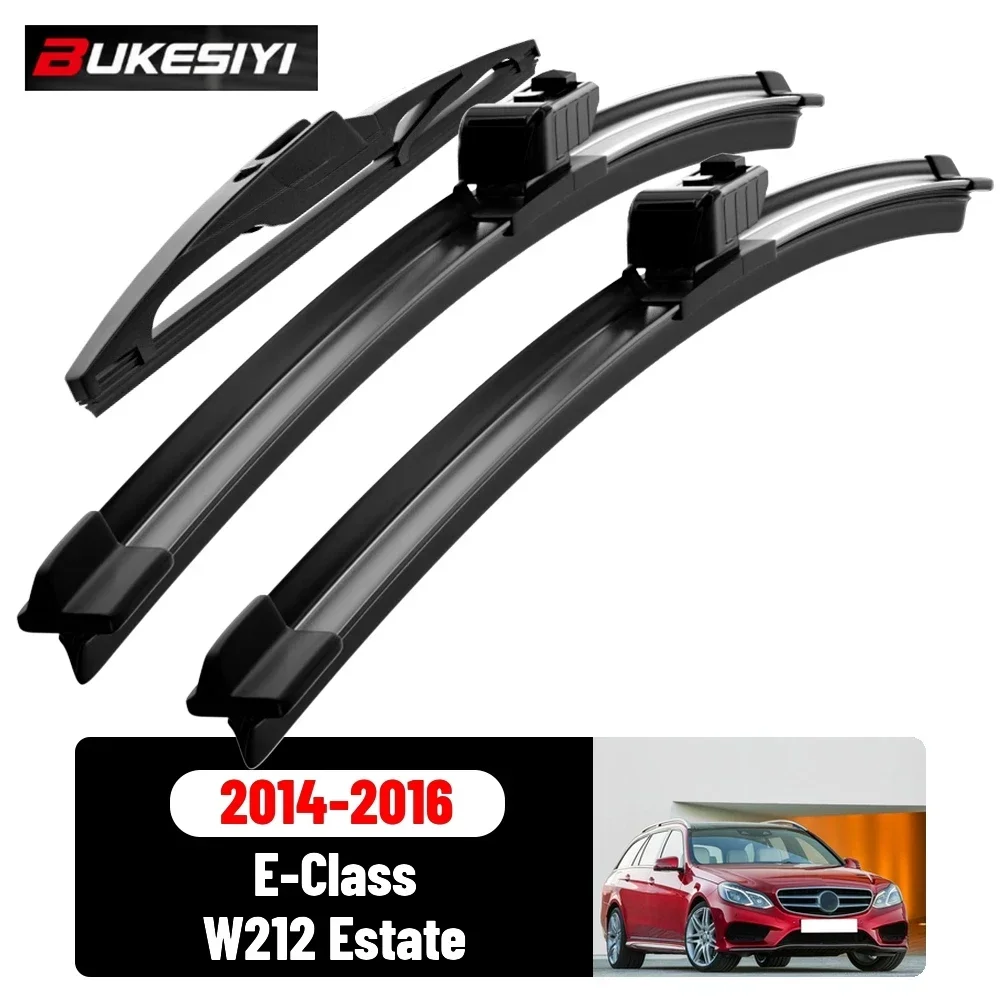 Front & Rear Wiper Blades Set For Mercedes-Benz E Class W212 Estate 2014-2016 Silent Windscreen Wipers Accessories 24