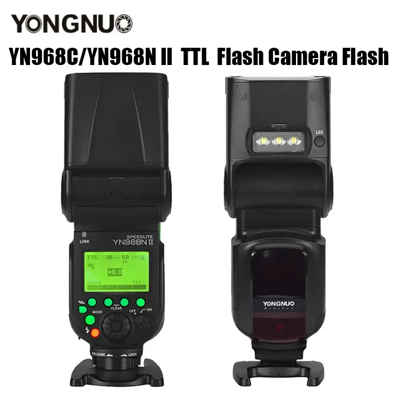 

YONGNUO YN968C YN968N II Flash Speedlite HSS Wireless TTL Speedlite Flash Camera Flash Speedlite for Canon Nikon DSLR Compatible