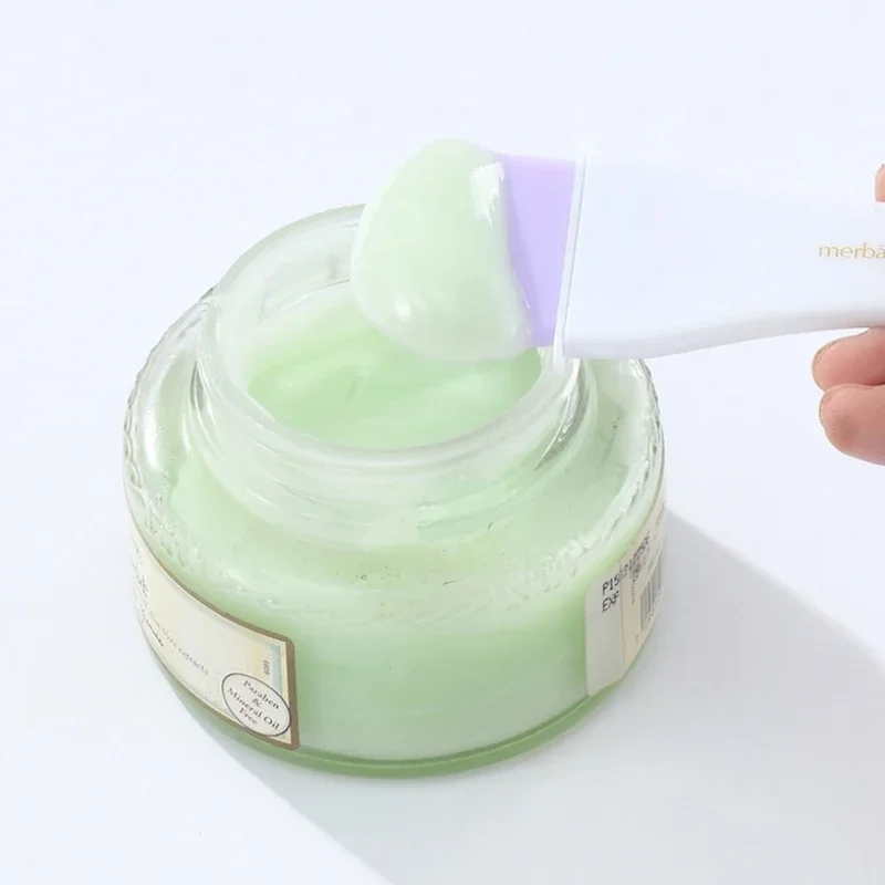 Pennello per trucco in silicone Applicatore per maschera facciale Crema Corpo Gel di silice Strumenti di bellezza Cura della pelle Pennello grande Testa sostituibile