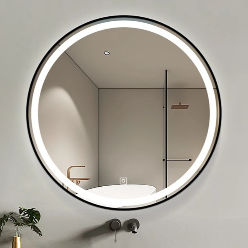 Simple Interior Room Decoration Man Lighted Mirror Wall Decor Whole Body Mirror Small Accessories Home Decor Live Store Art
