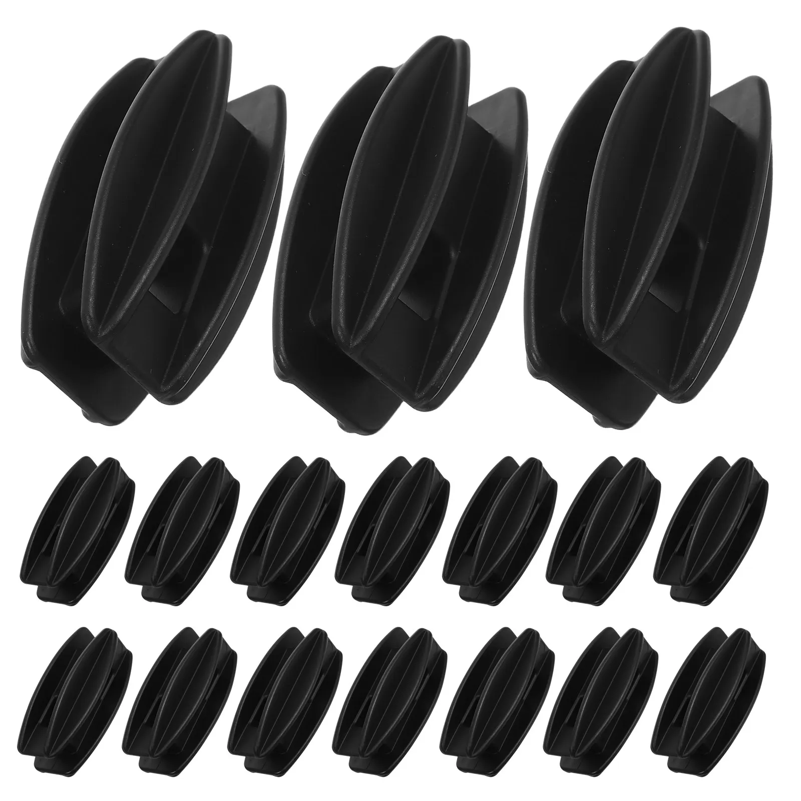20Pcs Square Electric Fence Post Insulators High Efficiency Insulation Strong Weather Resistance Easy Install for Farm Garden