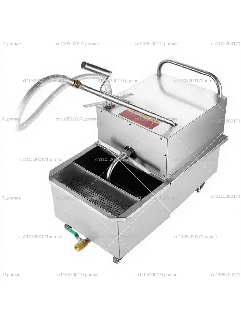 Commercial Oil Filter Cart Large Capacity Fryer Filtration System for Burger Shop Shortening Frying