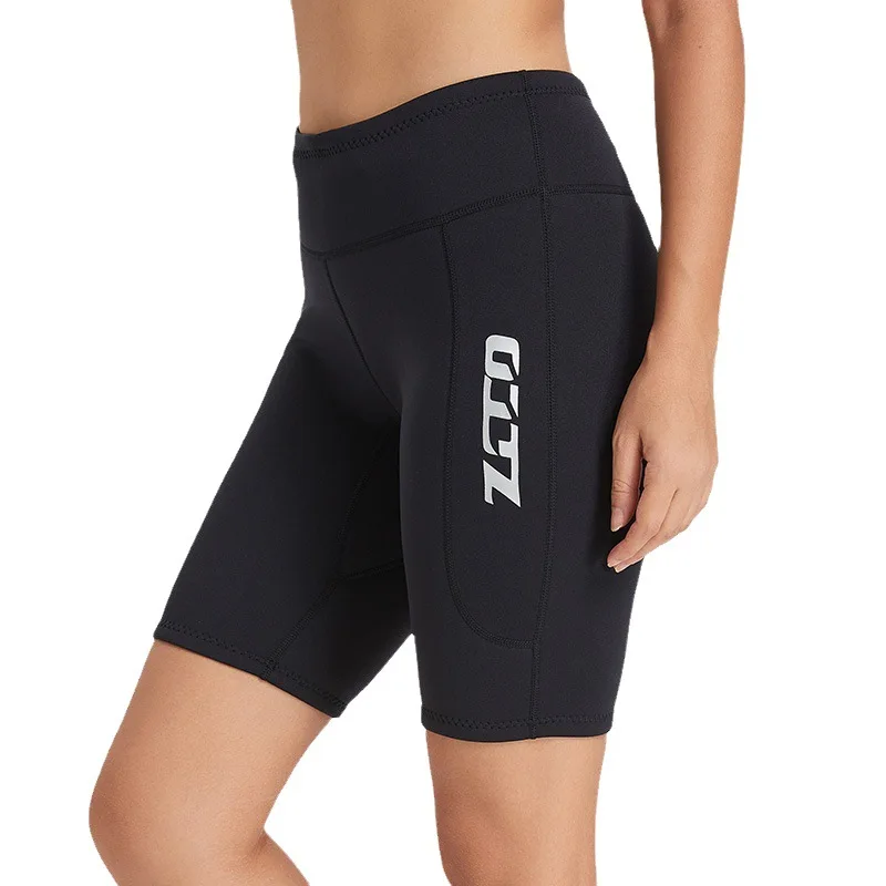 Pantalones de Surf de neopreno de 2mm para hombre y mujer, traje de buceo, pantalones cortos de Kitesurf, bañadores de natación, pantalones para