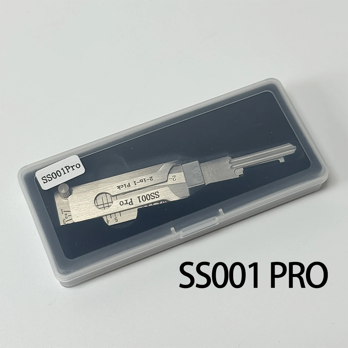 SS001 PRO Decodificador de Llaves 2 en 1, Juego de Ganchos y Púas de Precisión, Decodificador de Cerraduras, Kit de Recogida de Anillos O, Herramientas Manuales para Mantenimiento y Reparación