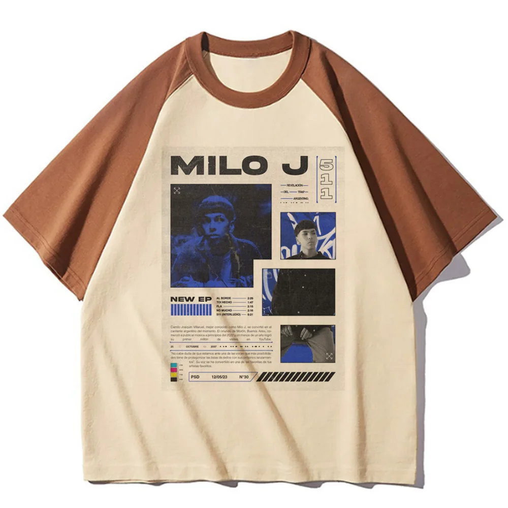 Milo j t-shirts women comfortable graphic blend Tee girl Japanese clothes