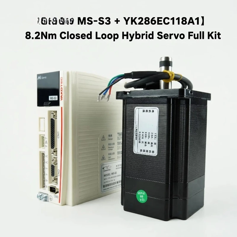 CNC  MS-S3 Closed Loop Hybrid Servo Drive NEMA-34 Stepper Motor 8.2Nm Full Set AC 30-80V in Stock