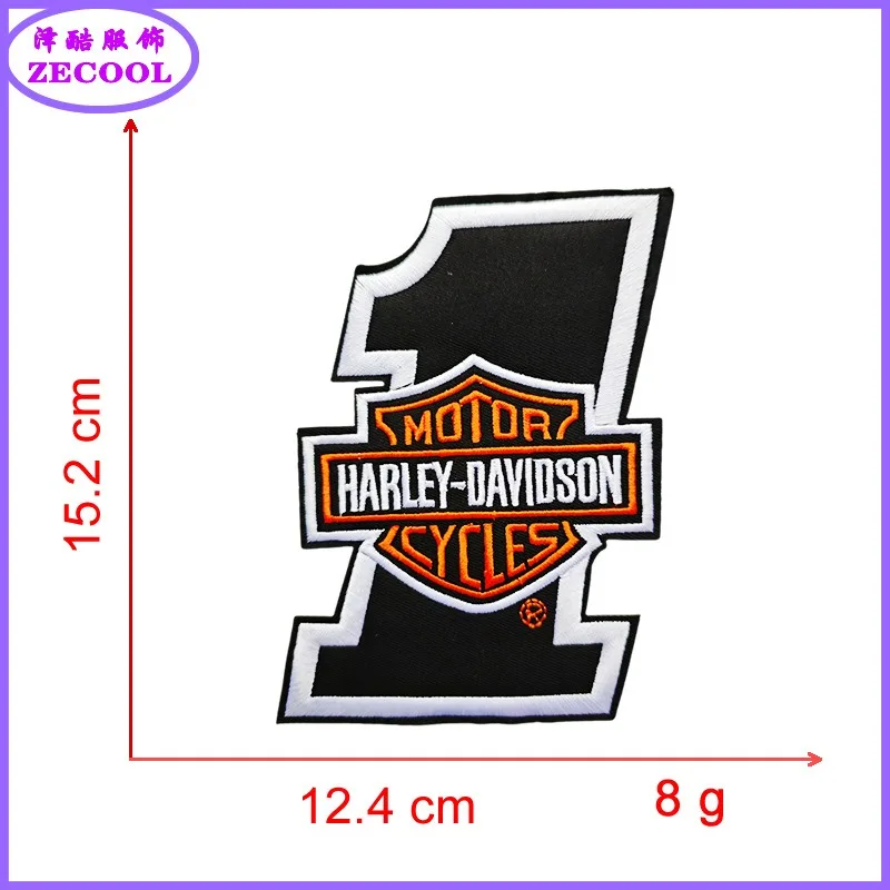 Patch Bordir Elang Punk untuk Lengan, Ransel, Pakaian, dan Gantungan Kunci Gaya Harley Davidson