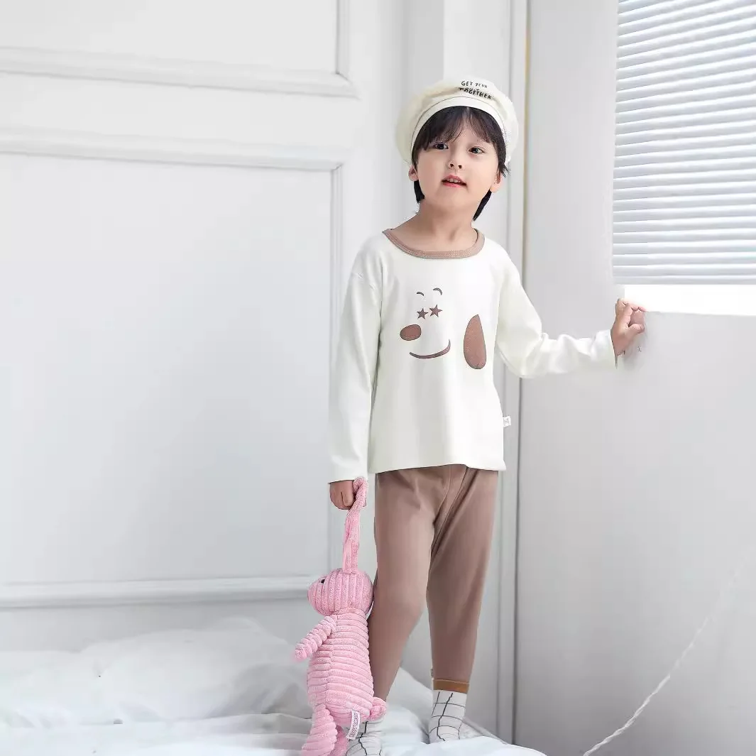 

Pajamas Set 2025 New Spring and Autumn Children's Clothing Autumn Loungewear Two Pieces