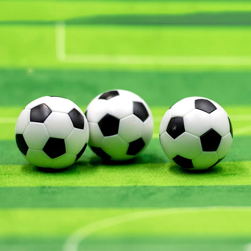 3,2 см, 6 шт./упак., настольный футбол, настольный футбол, замена игр, мини-футбольные мячи, черно-белый настольный декор, детские спортивные подарки