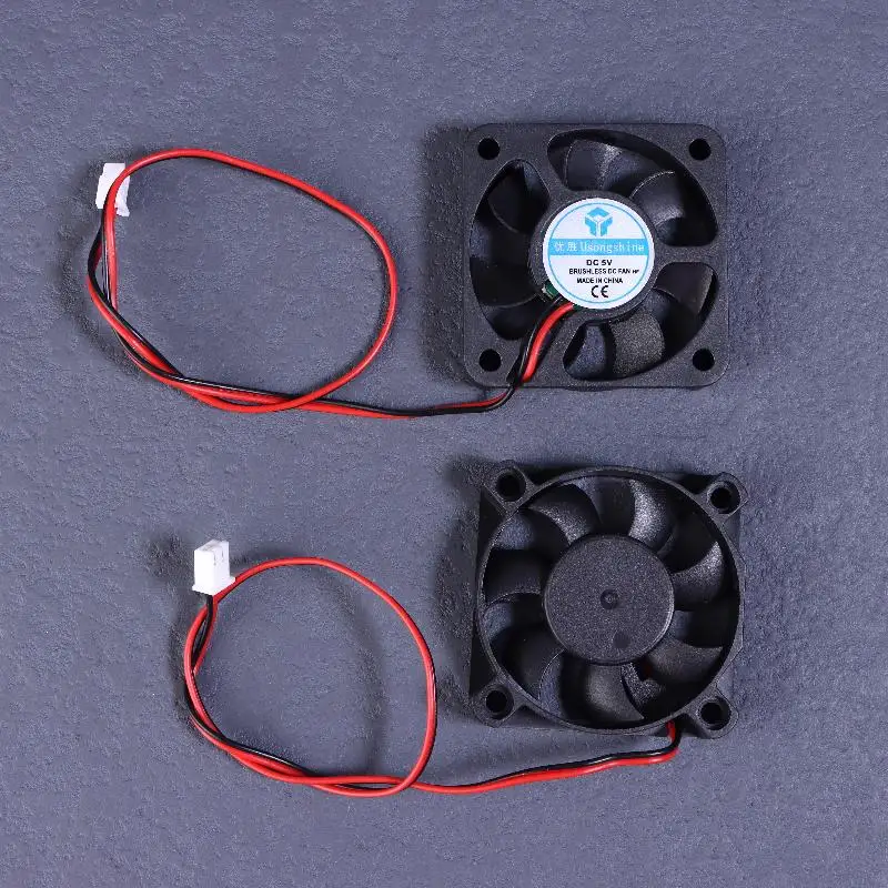 Repuestos para impresora 3D, enfriador del disipador de calor para J-Head Hotend con ventilador 3010 4010 5010, microventiladores de refrigeración CC de 12V 5V 24V 2 pines