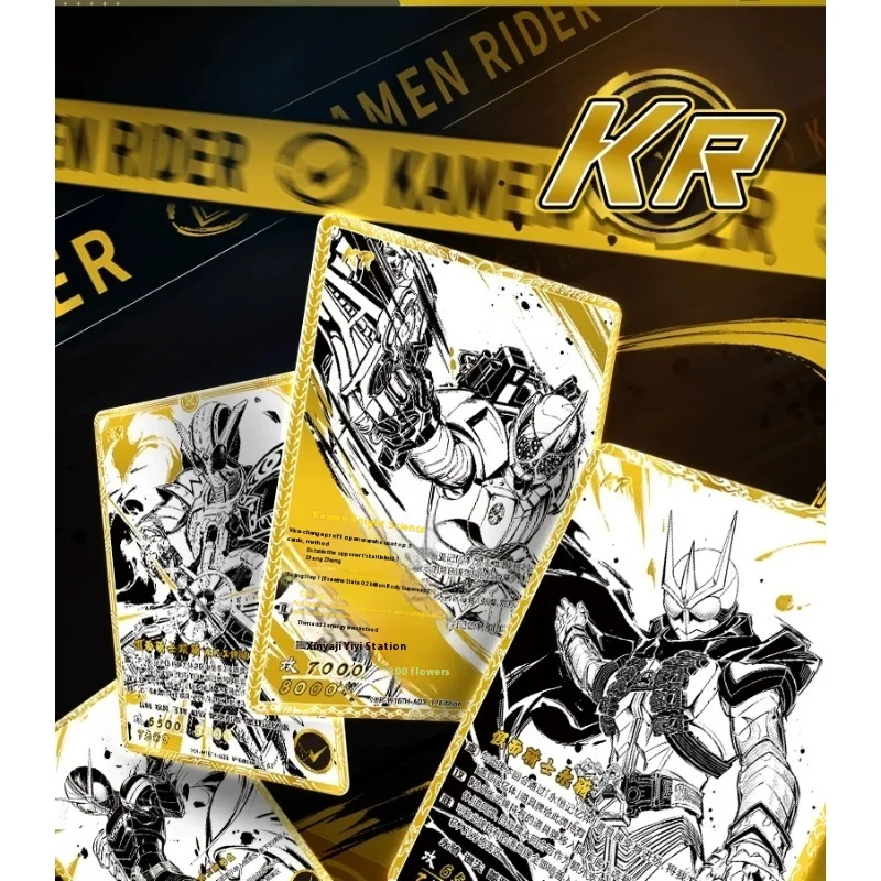 New Hot Sales Kayou Kamen Rider Card Hero Duel Double Knight 15th Anniversary Edition Anime Game Collection Card Toy Gifts