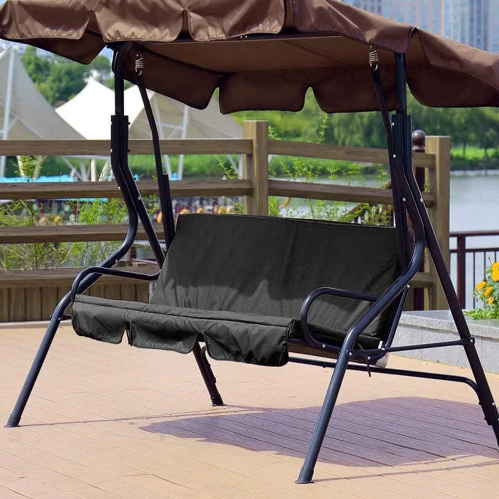 

Valentine'S Day Carnival Swing Seat Cushion Cover Set, 150X50X10Cm/59.1X19.7X3.9In Outdoor Swing 3‑Seat Chair Waterproof