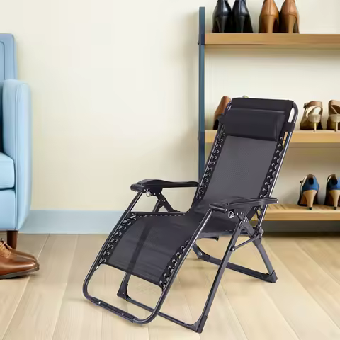 2pcs Deck Chair Headrest Outdoor Leisure Chair Pillow Ergonomic Neck Support Comfortable Head Cushion For Anti- Chairs