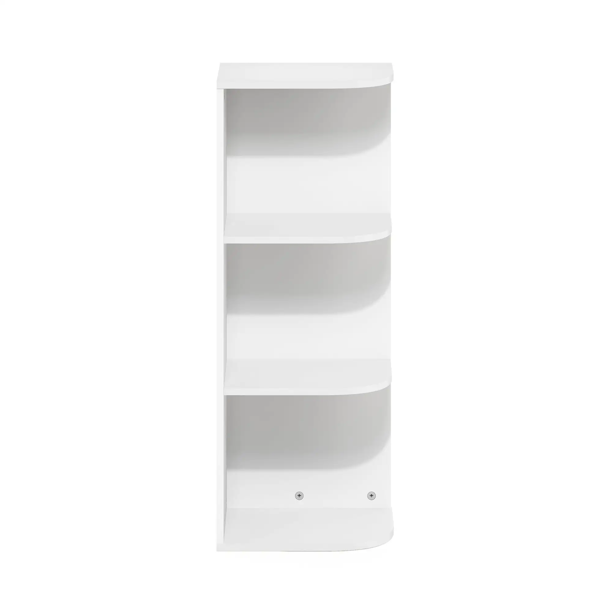 

Furinno Pasir 3-Tier Corner Open Shelf Bookcase, White