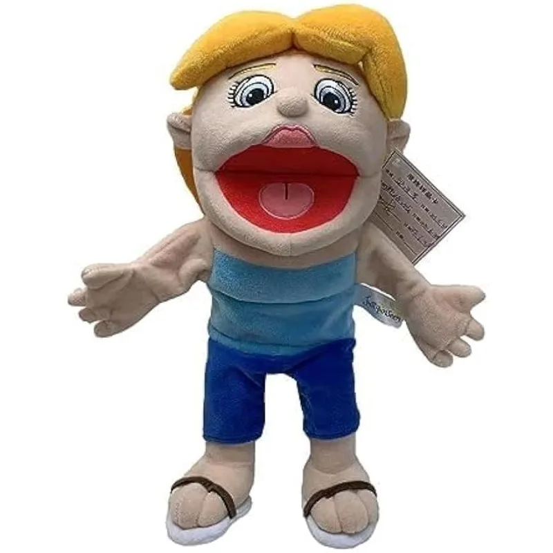 

Jefffrry Puppet Plush Toy Jefffrry Sister/Mom/Dad Soft Plush Toy Hand Puppet for Play House Mischievous Funny Puppet's Toy