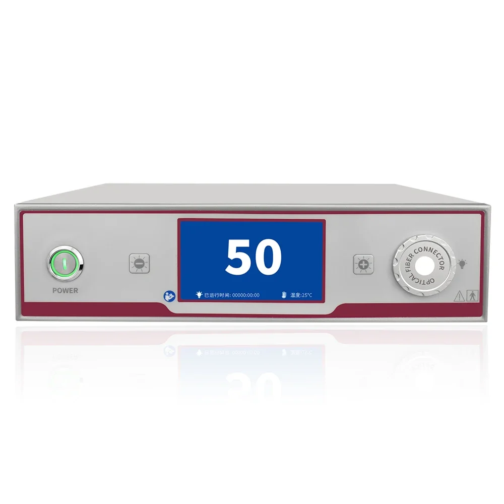 Wholesale Price 60W Button Type Medical Endoscopy Led Cold Light Source for Inspection