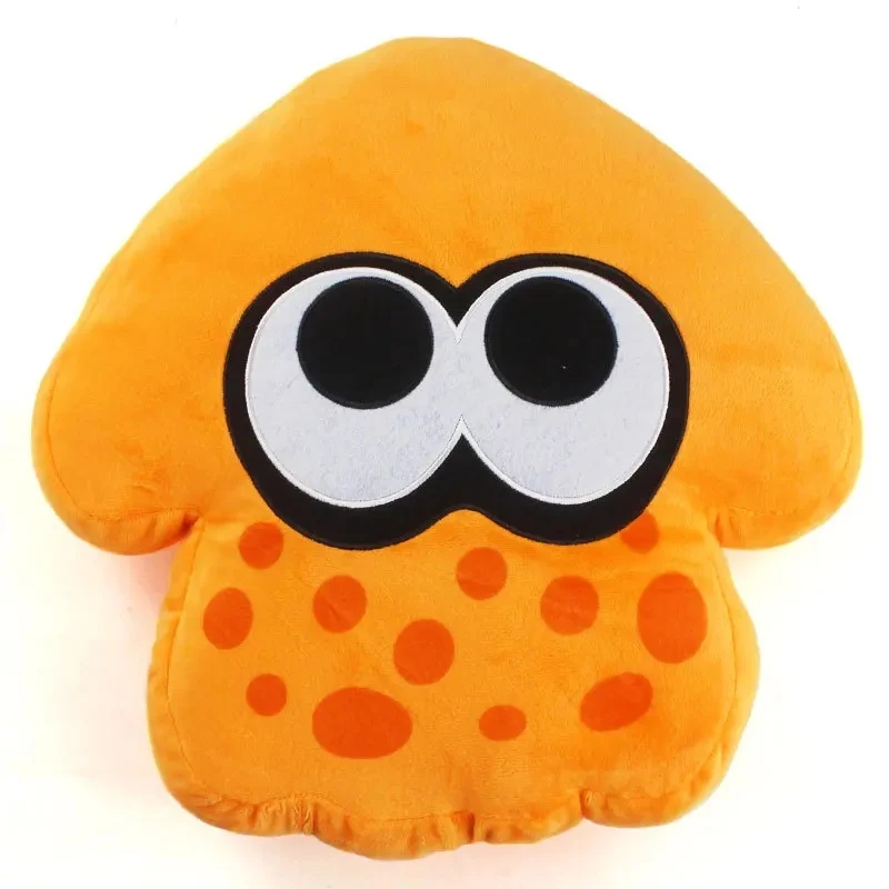 Splatoon Inkling Anime Kawaii Animal Pollow 33cm Orange Green Cushion Plush Peluche Soft Stuffed Cartoon Toys Dolls Kids Gift