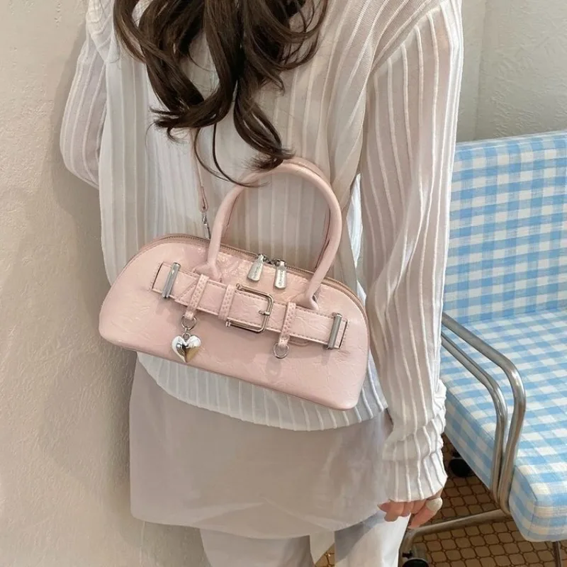 Versatile Trendy Diaper Bag Women Niche Designer Handbag Leather Crossbody Shoulder Purse Large Capacity Tote Satchel Fashion