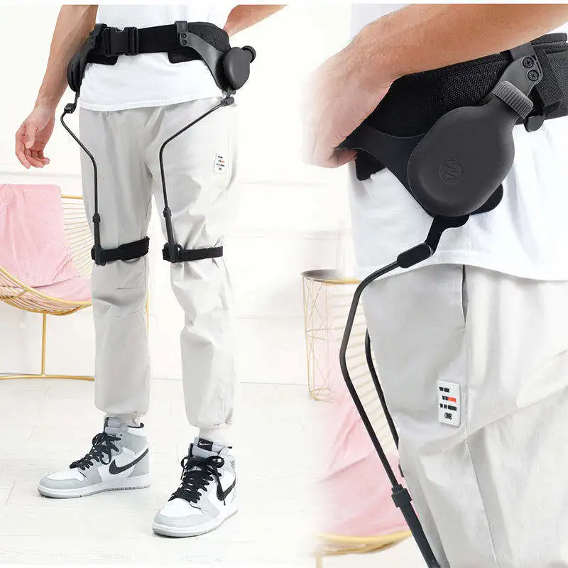 Upper body exoskeleton walker Lower limb booster for stroke patients Elderly leg movement training Joint fixation bracket