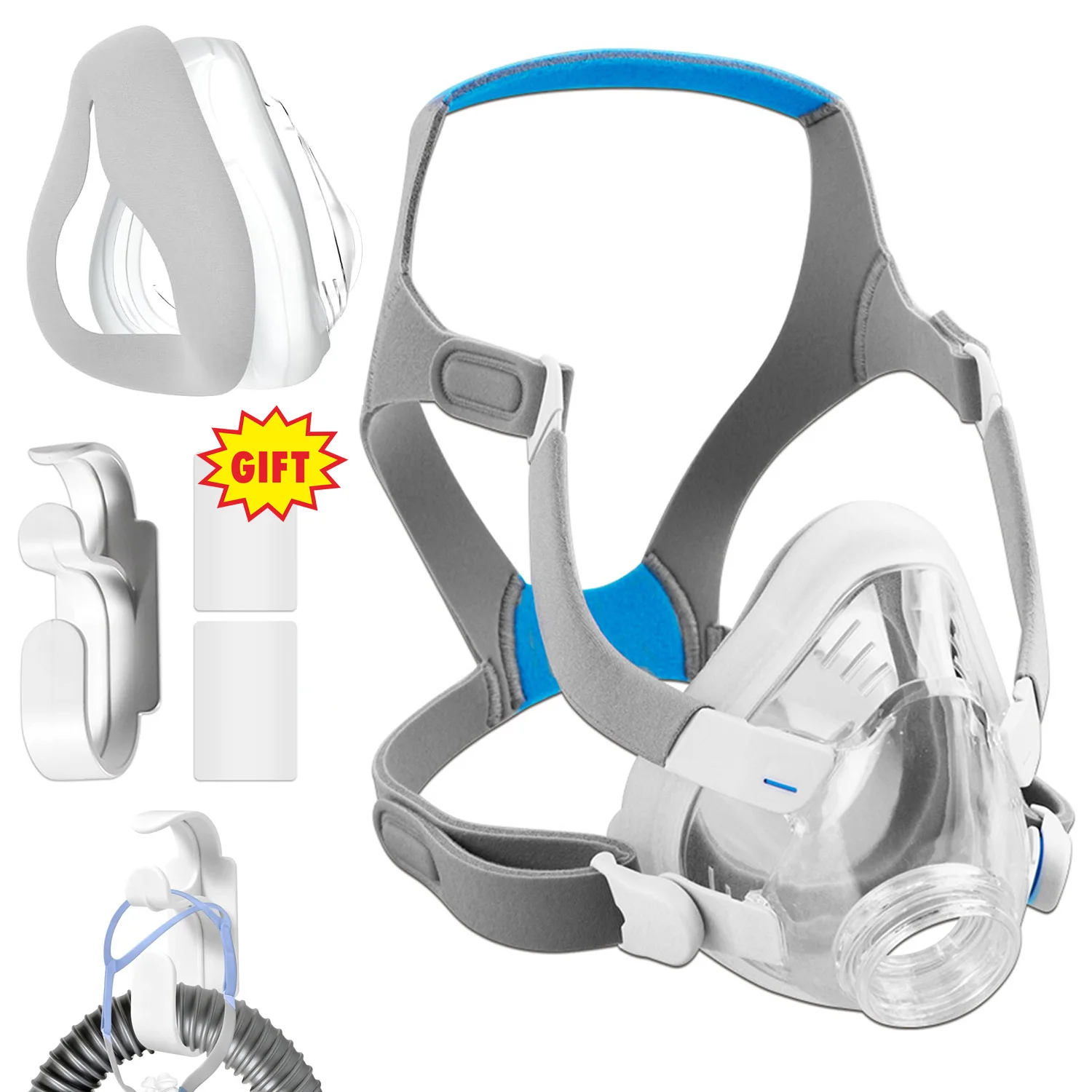 

Reusable Replacement Set for AirFit F20 M/L Size, Wicking & Quick-Drying with Advanced Fabric Mask, F20 Full Face Cushion Great