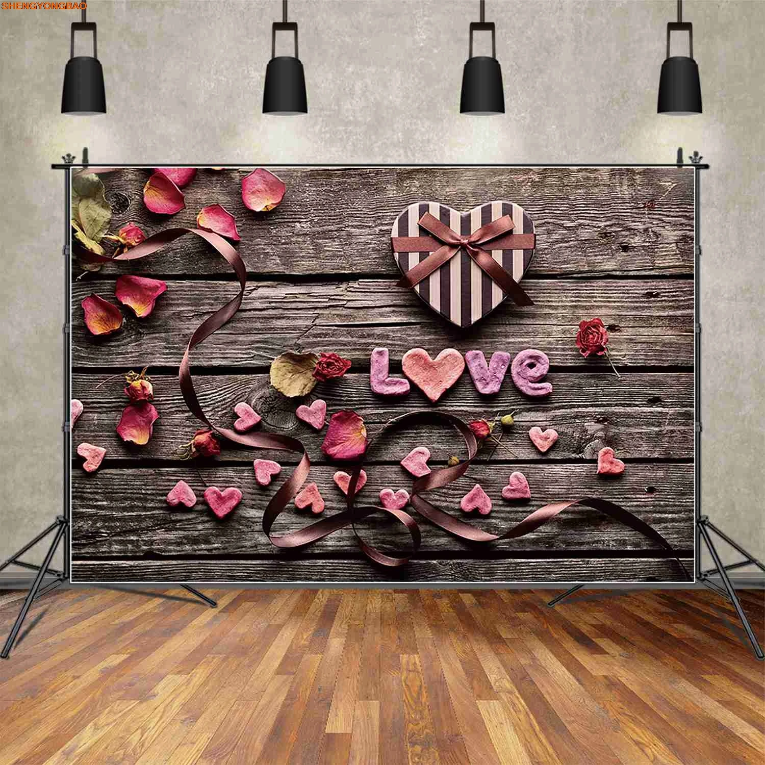 ألواح الورد الحمراء خلفيات للتصوير الفوتوغرافي لعيد الحب للأطفال خلفيات لافتة للتصوير في استوديو الصور