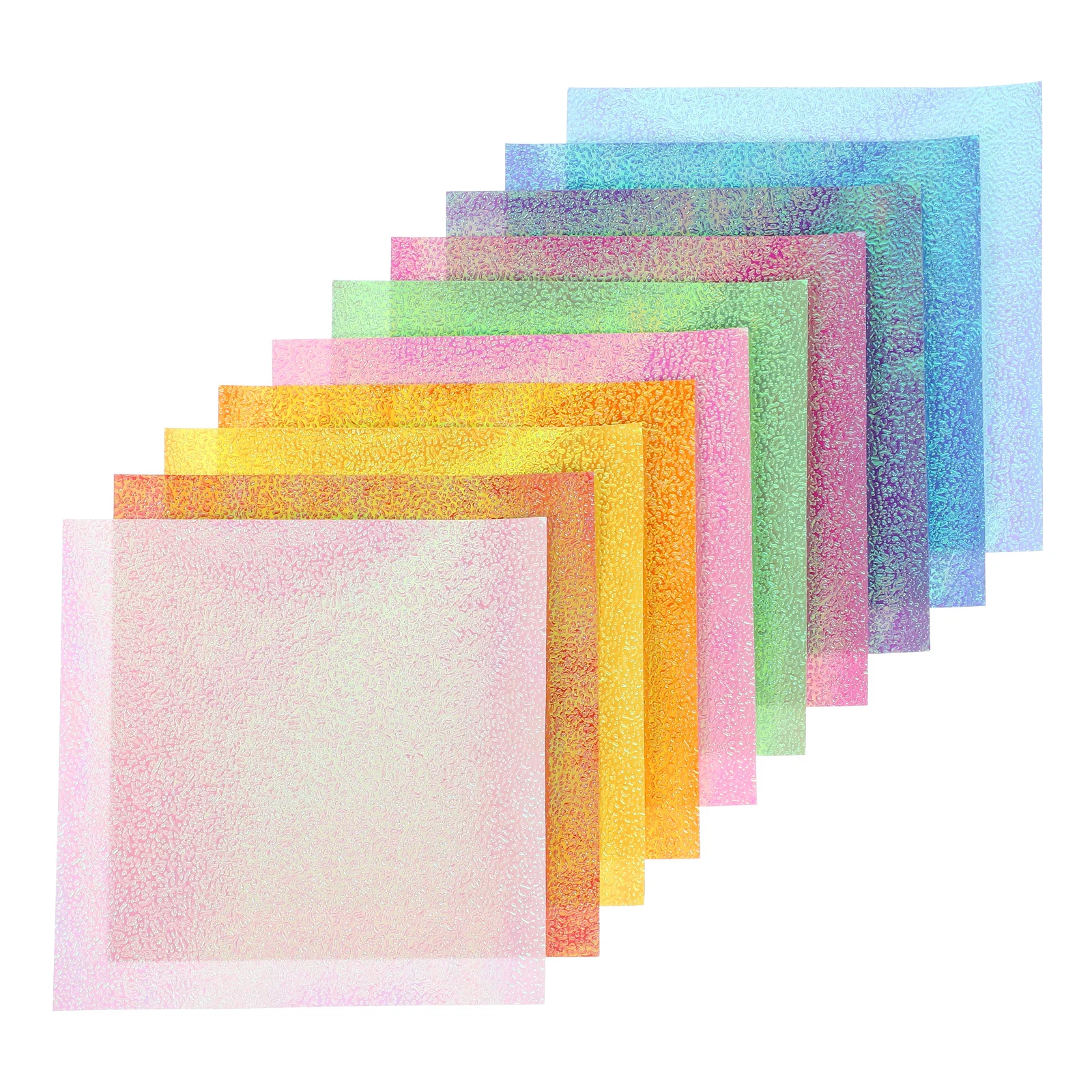 50Pcs Pearlized Origami Paper Colorful Folding Craft Sheets for DIY Handicrafts Printing Painting Projects Bulk Craft Making