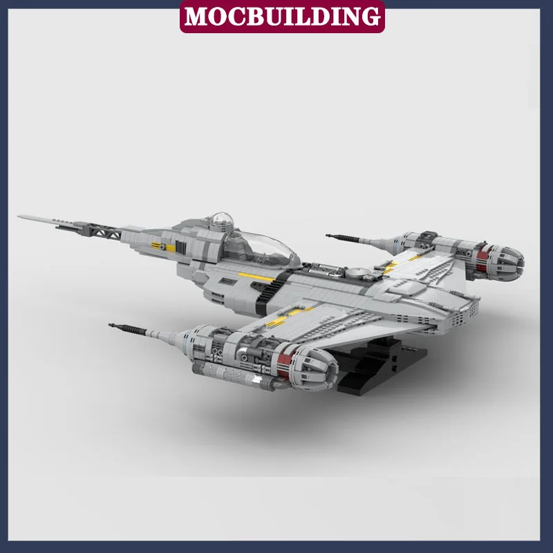 MOC Space Movie Starfighter Model Building Block Assembly N-1 Transport Aircraft UCS Collection Toy Gifts