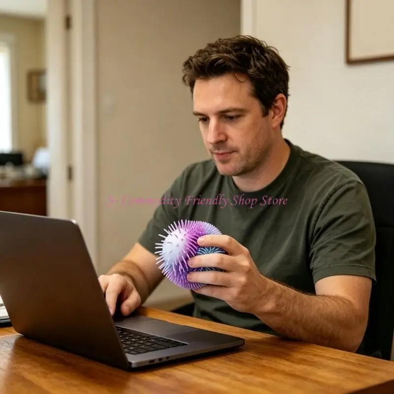 85AE Stretchy Ball Squishier Stress Ball Fidgets Toy Squishier Ball For Hand Exercise Stress Relief And Sensory Play