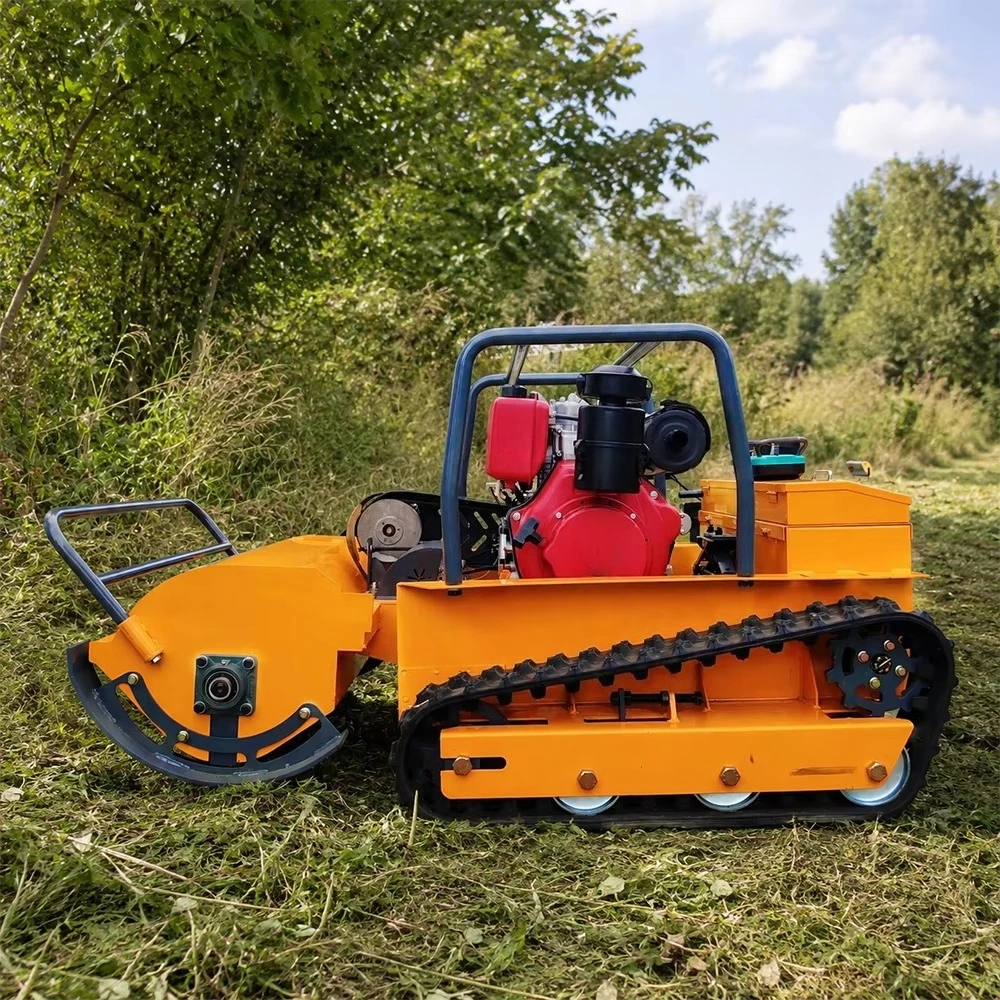 Cheap Price 800/1000mm Remote Control Lawn Mower RC Grass Cutting Machine for Farm &Golf Course &Garden Use