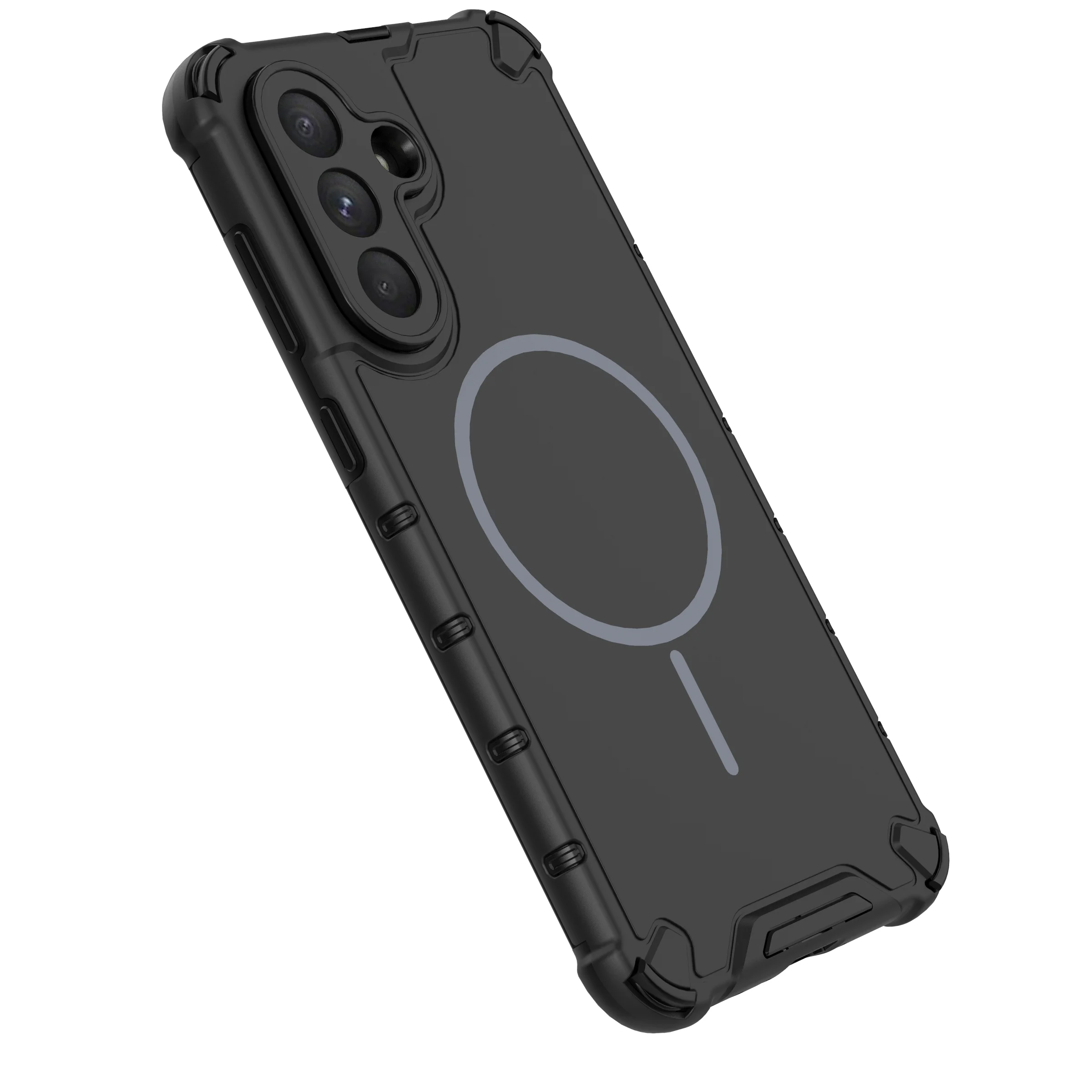 Military Grade Rugged Magnetic Case For Magsafe For Samsung S25 S24 S23 Plus Ultra A56 A36 A55 A35 A25 Airbag Shockproof Cover