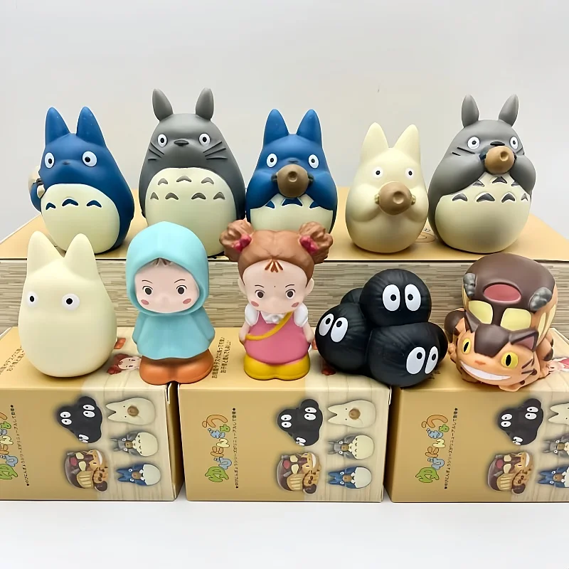 Hot New Anime Cartoon Peripheral Blind Box Trendy Toy Figurine Office Desk Bedroom Bedside Table Decor Students Birthday Gifts