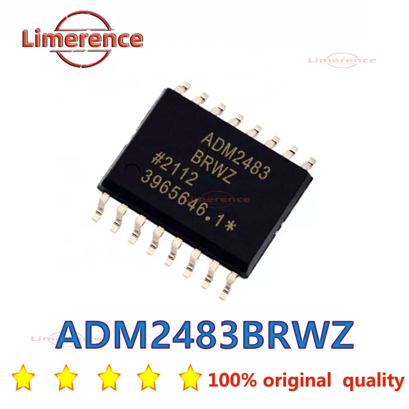 5pcs/Lot ADM2481BRWZ ADM2485BRWZ ADM2486BRWZ ADM2483BRWZ ADM693AARWZ ADM3054BRWZ TSSOP-20 Analog to Digital Converters - ADC