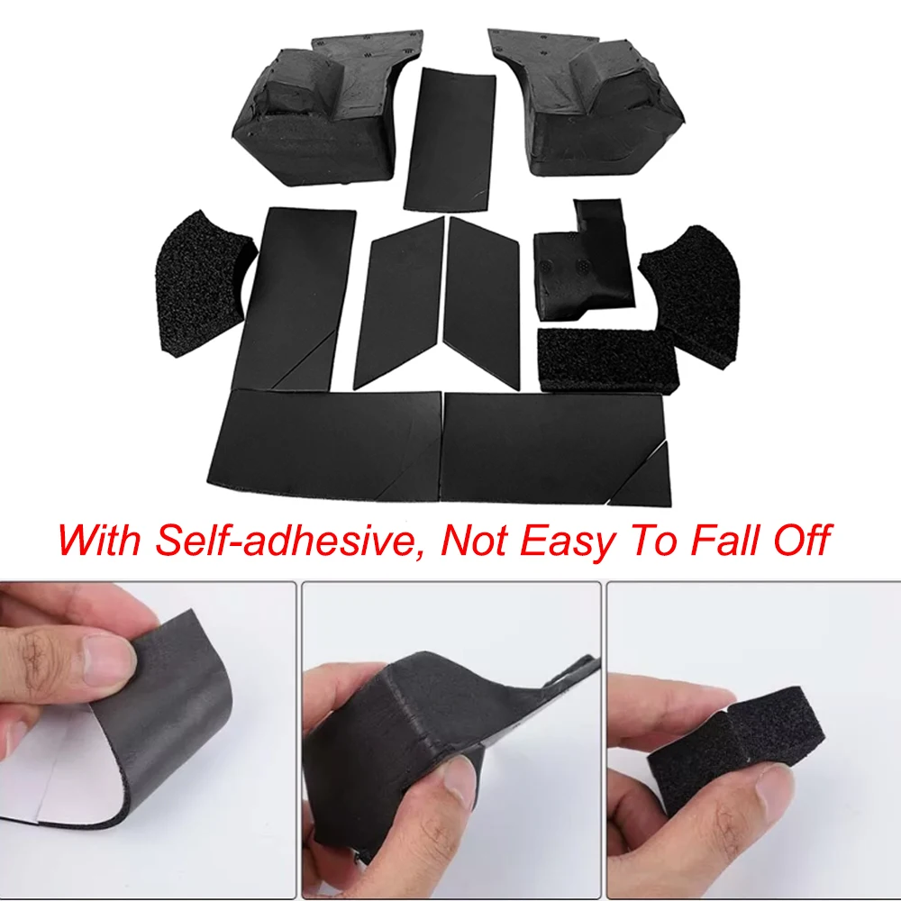 Car Hard Top Seal Kit Roof Foam Blocker Roof Rain Leak Repair for Jeep Wrangler JL 2018-2022 2023 2024 2025 Interior Accessories
