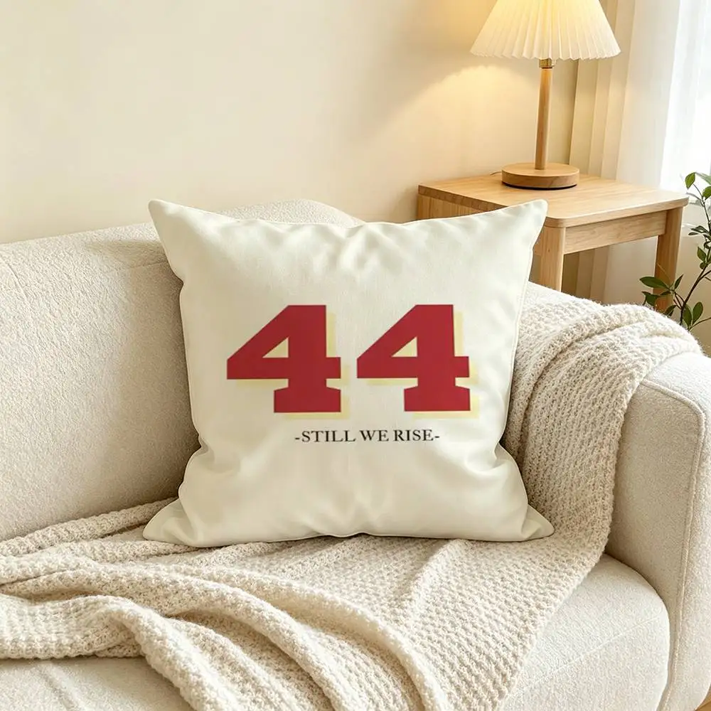 Top racer L-Lewis Hamilton  Pillow Case Square Double-Sided Sofa Cushion Cover Bedroom Bedside Pillow