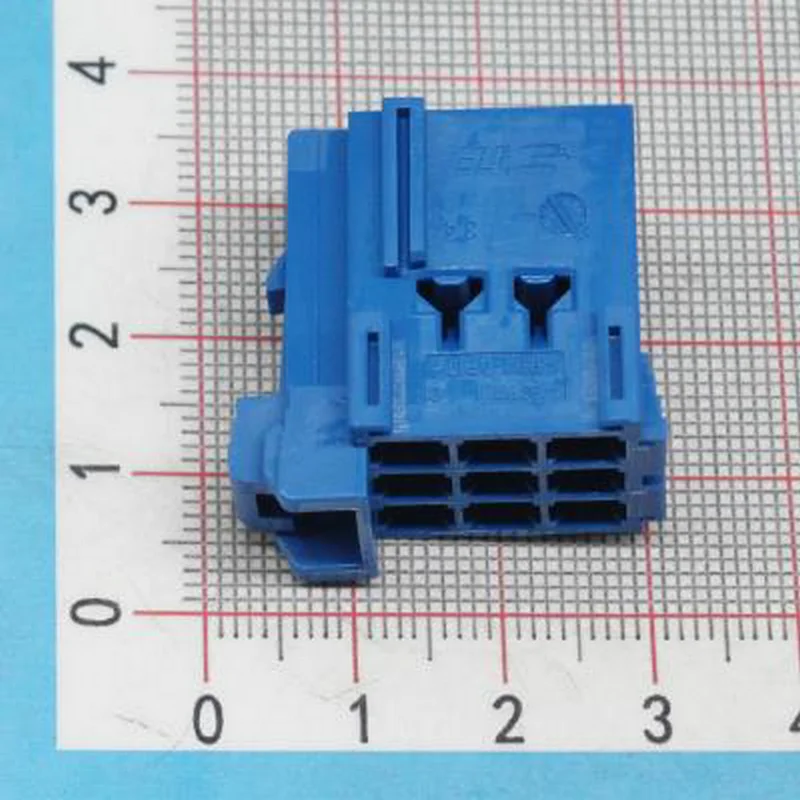 10PCS Original connector 1-967621-2 For Car Smart Electronic Devices Automobile 100% brand new 9P blue rubber shell