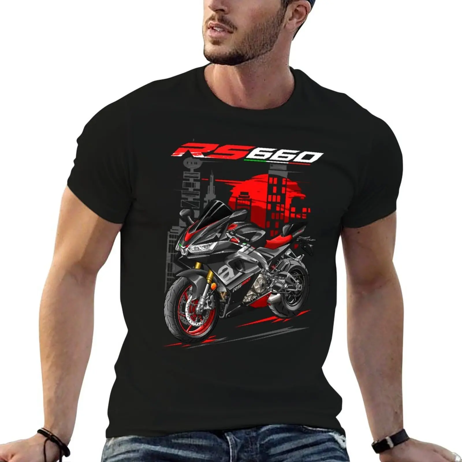

Motorcycle RS660 2020-2022 (Apex Black) for Motorcycle Riders T-Shirt t shirt for man t shirts for man cotton funny T-Shirt