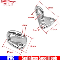 1PCS 316 Stainless Steel Fending Hook Spring Clip Fender Eye Hooks Marine Boat Hardware Accessories Sail Tug Fender Hook