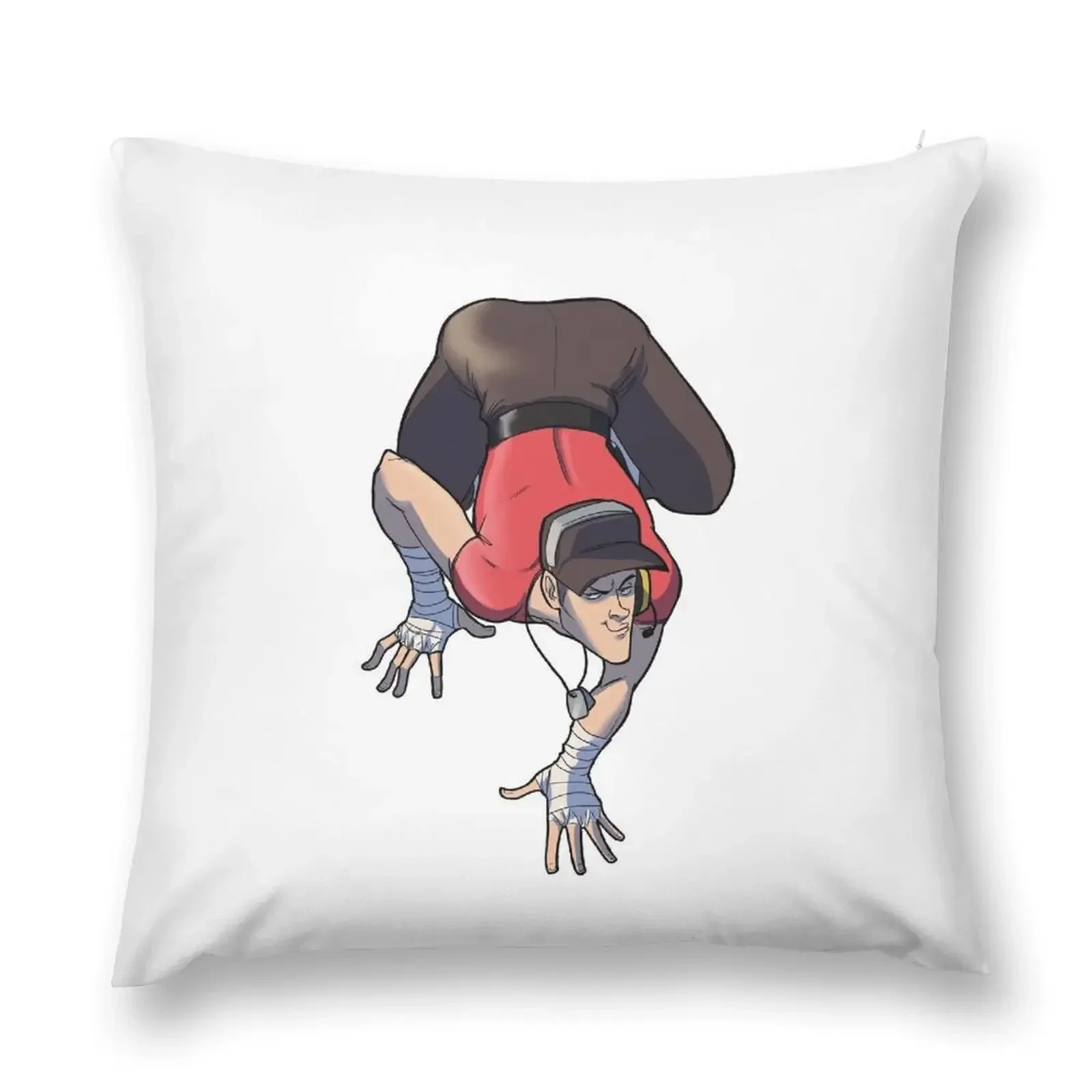 Scout strikes Spiderwoman's infamous pose Throw Pillow Sofa Covers Cushions For Decorative Sofa Sitting Cushion pillow