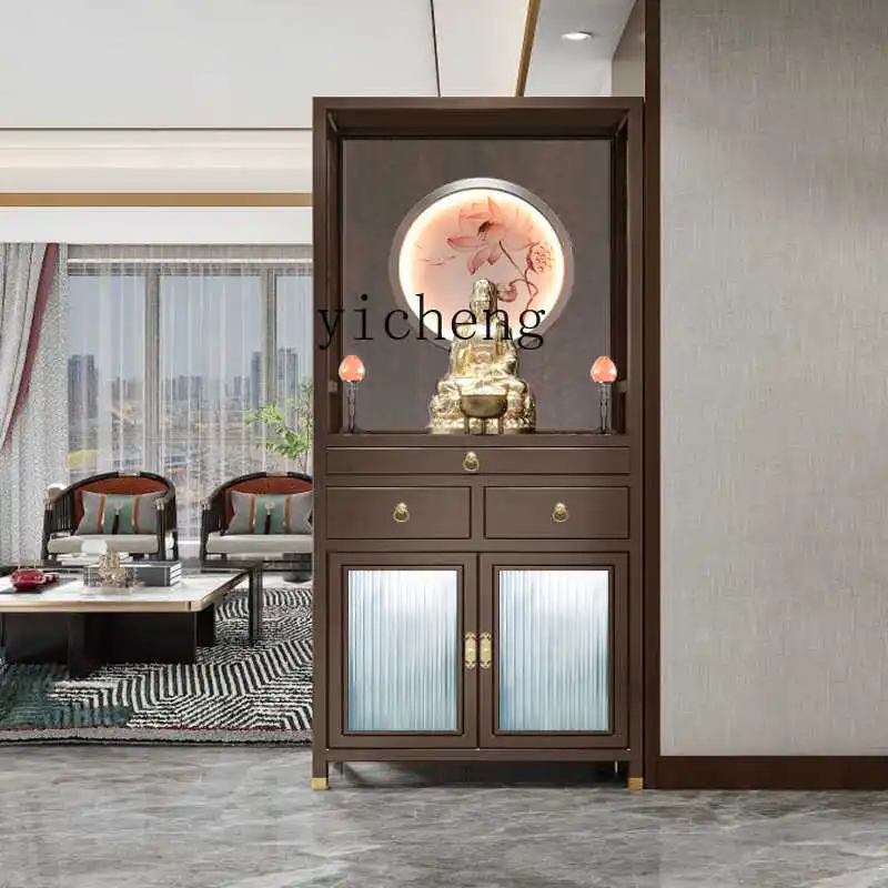 

AZ новый китайский вертикальный шкаф блестящий стол современный простой бытовой светильник роскошный шкаф для гостиной