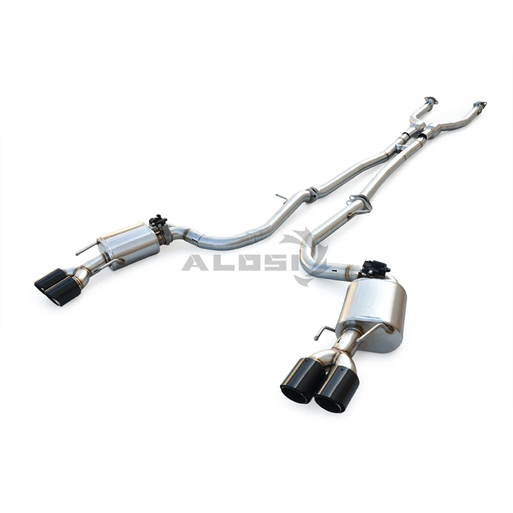 Sistema de escape Cat back para LEXUS LC350 3.5L 2017-2023, sistema de escape Valvetronic, con kit de control remoto, escape Cat back de alto rendimiento