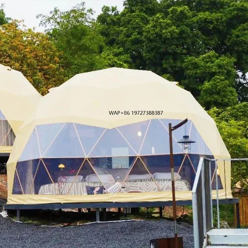 Hot Selling Luxury Dome Tent With Hotel Amenities for Ultimate Outdoor Glamping Experience