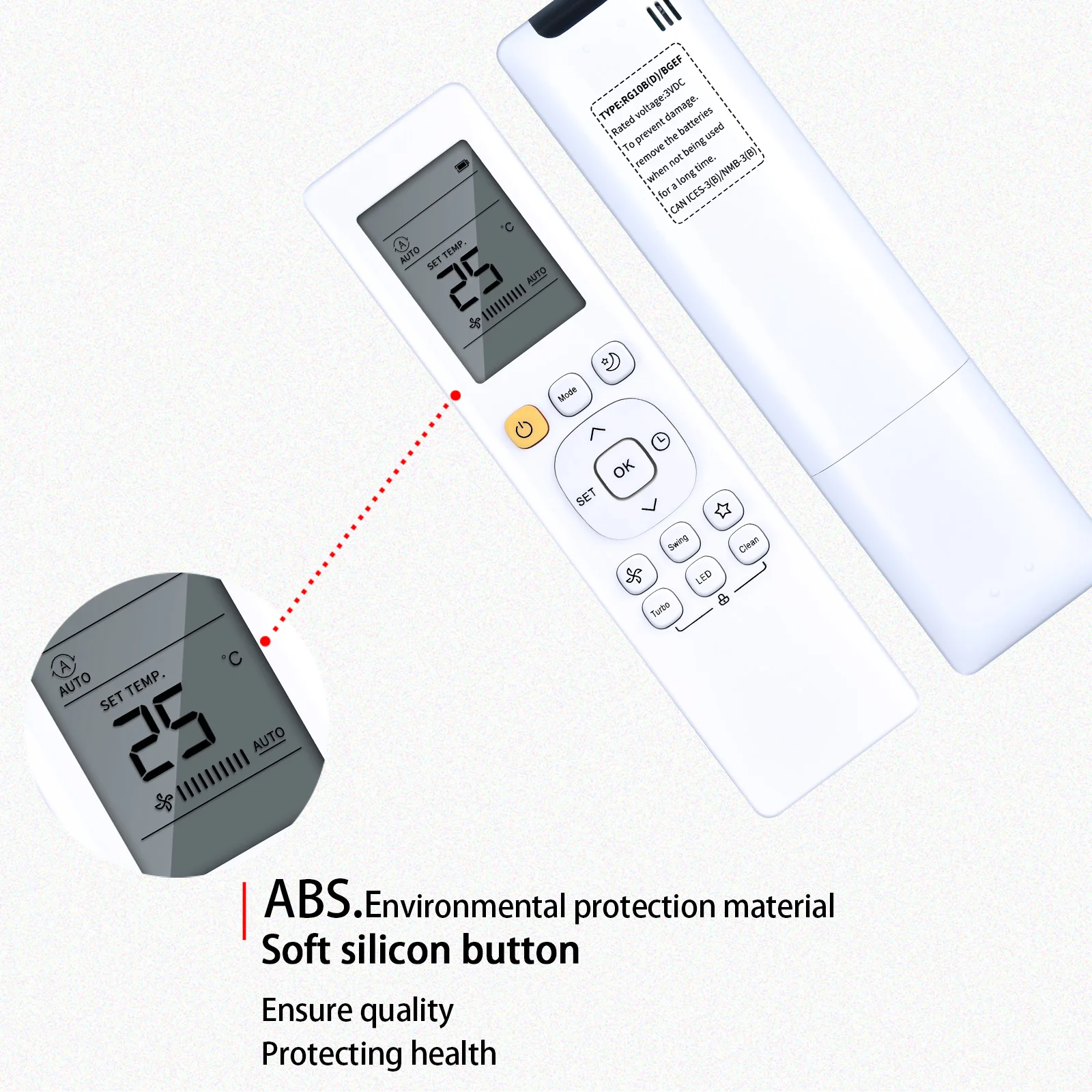 미디어 에어컨용 RG10B(D)/BGEF 리모컨, RG10B1(D)/BGEF, 신제품