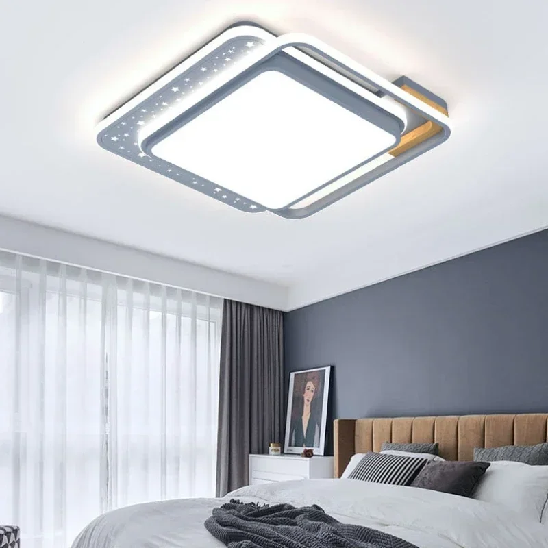 SANDYHA 2023 الشمال LED ضوء السقف ديكور المنزل الحديث غرفة نوم غرفة المعيشة تركيبة إضاءة تصميم جمالي أنيق الطاقة