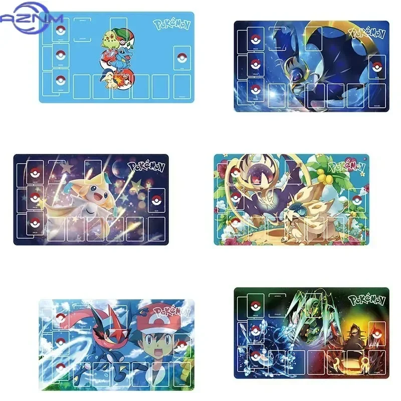 Anime Pokemon Assorted Characters Mouse Pad, PTCG Trading Card Game Playmat