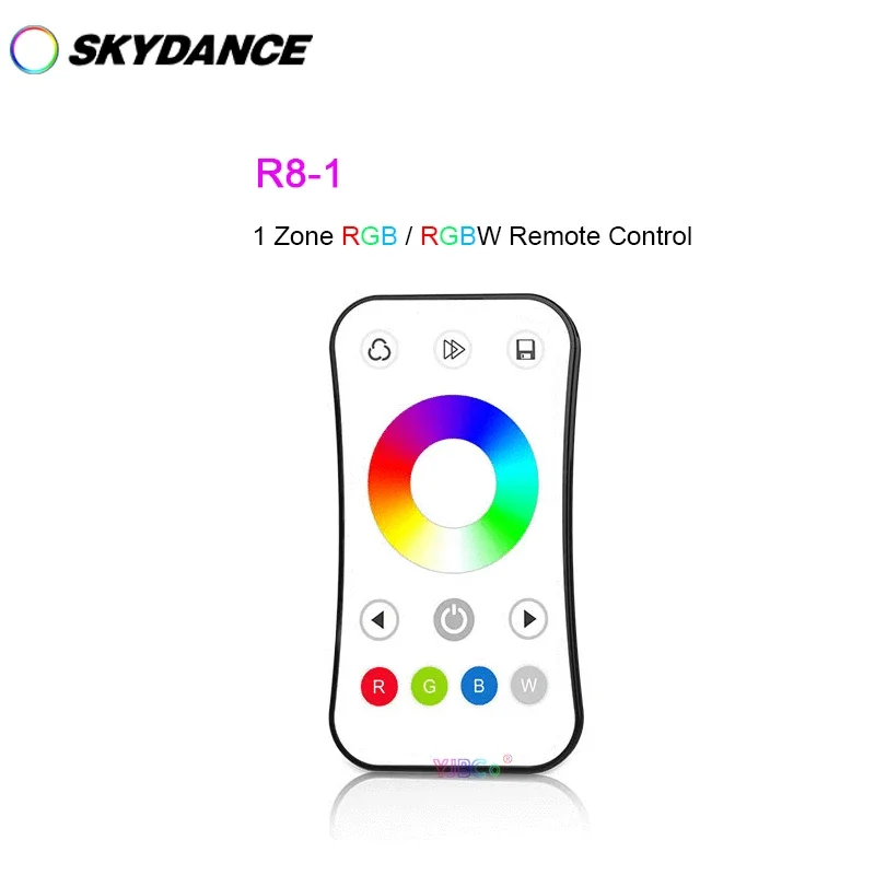 Skydance RGBW LED Controller Set 12-24VDC 4A*4CH RGBW LED Strip Dimmer VP & R8-1 RF 2.4G 1 Zone RGB/RGBW Remote switch Control