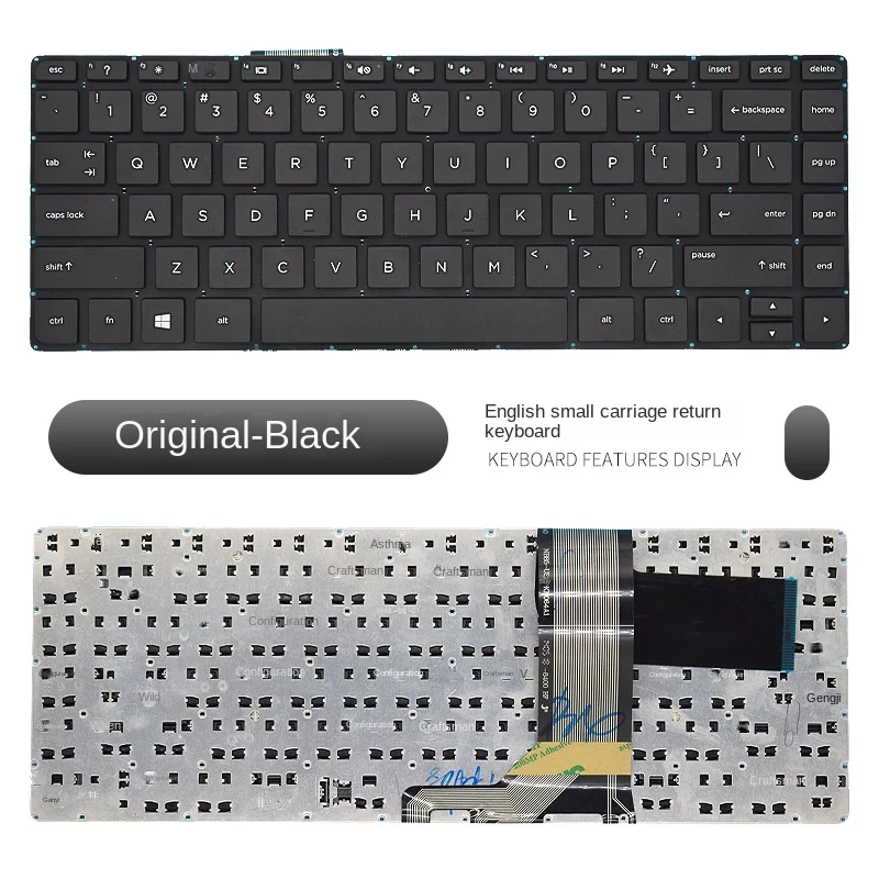 Suitable for replacement HP Pavilion 14-V049TX 14-V050TX TPN-Q139 TPN-Q142 Laptop keyboard