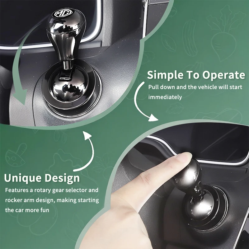 Car One-Touch Start Cover Ignition Switch Cap Button Protector Case For Morris Garages MG 6 3 5 7 TF ZR ZS HS GS GT Hector RX5 R
