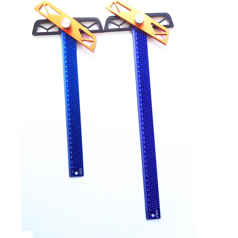 

Woodworking line ruler, hole ruler, angle , multi-function ruler, aluminum alloy T300/T400 repair tool
