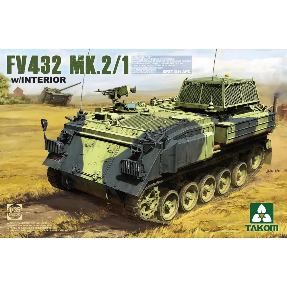 

Набор моделей TAKOM 2066 1/35 Британский APC FV432 Mk.2/1-масштаб