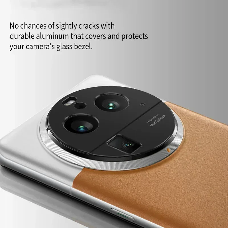 حامي عدسة الكاميرا المعدنية ، جراب حماية للشاشة لـ Oppo Finد X6 Pro ، غشاء واقي